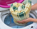 Cách giặt chăn bằng máy giặt